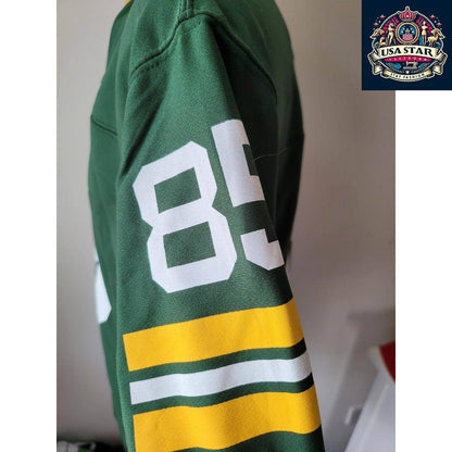 Green Bay Packers Jersey 85 Greg Jennings Reebok Men's Authentic - Classic Design & Breathable Fabric - USASTARFASHION