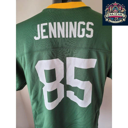Green Bay Packers Jersey 85 Greg Jennings Reebok Men's Authentic - Classic Design & Breathable Fabric - USASTARFASHION