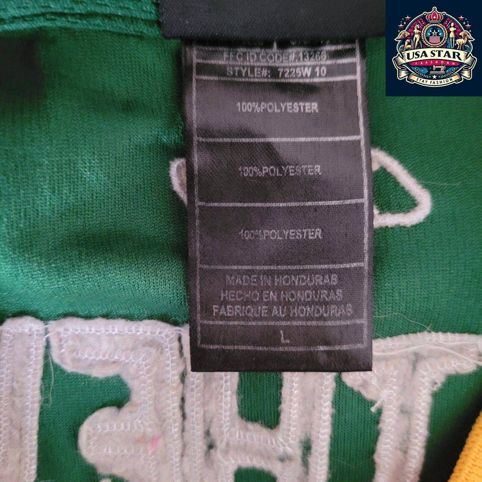 Green Bay Packers Jersey Super Bowl XLV Matthews 52 - High Quality Fabric, Size L - USASTARFASHION
