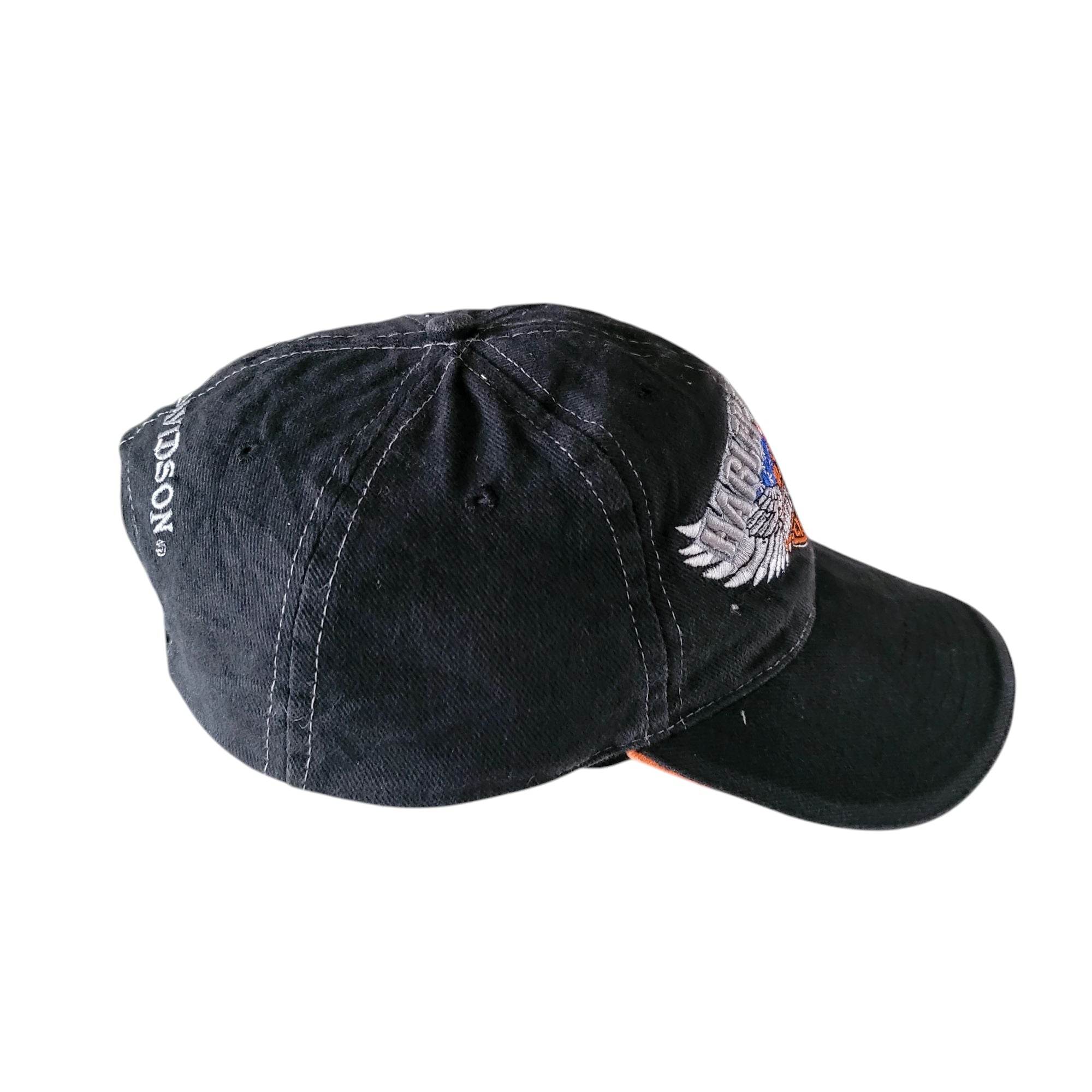 Harley - Davidson Embroidered Adjustable Hat - USASTARFASHION
