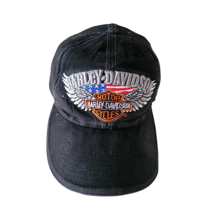 Harley - Davidson Embroidered Adjustable Hat - USASTARFASHION