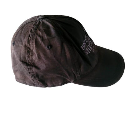 Harley - Davidson Skull Logo Cap - Black - XL - Fitted - USASTARFASHION