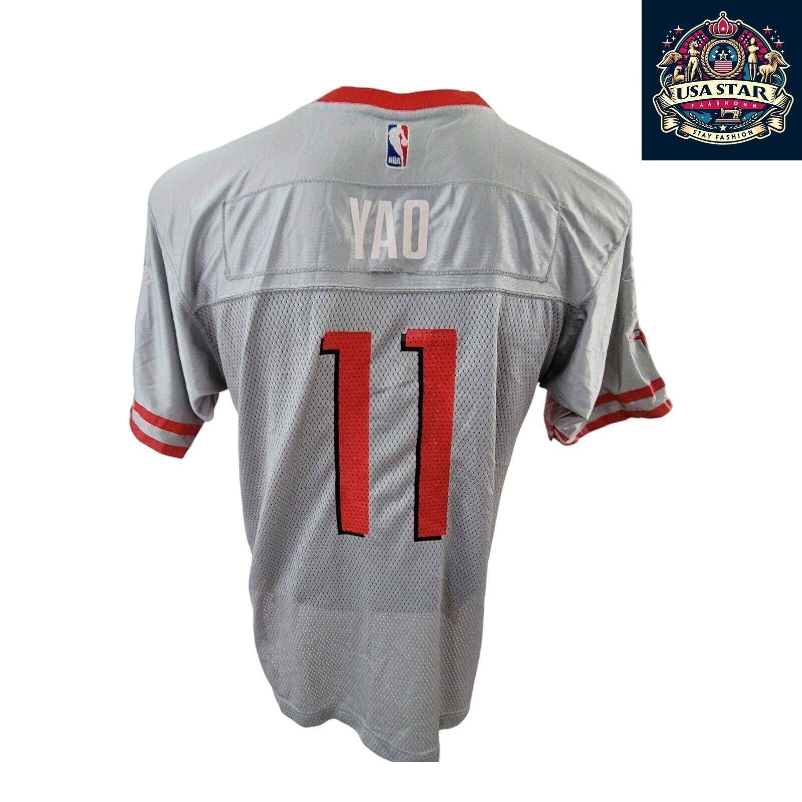 Houston Rockets Youth Jersey 11 Yao Ming - Official NBA Design, Lightweight Fabric, Perfect Fit - USASTARFASHION
