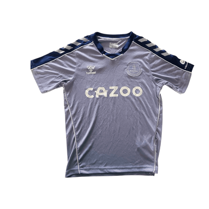 Hummel Everton FC 21/22 Kids Jersey - YM/12Y 152 cm - BEECOOL Technology - Grey - USASTARFASHION