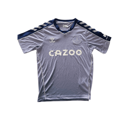 Hummel Everton FC 21/22 Kids Jersey - YM/12Y 152 cm - BEECOOL Technology - Grey - USASTARFASHION
