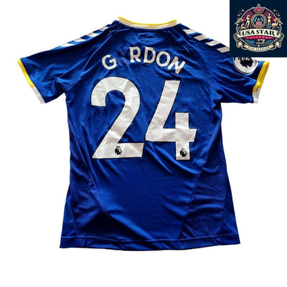 Hummel Everton FC Jersey Youth XXL (Y2XL) Gordon 24 - New With Minor Defect (Missing Letter) - USASTARFASHION