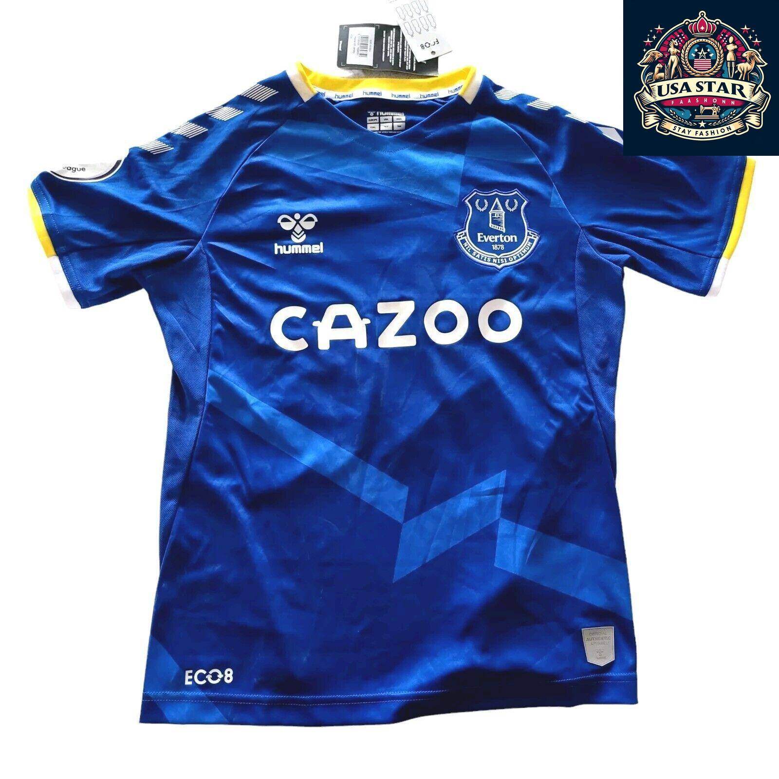 Hummel Everton FC Jersey Youth XXL (Y2XL) Gordon 24 - New With Minor Defect (Missing Letter) - USASTARFASHION