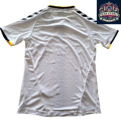 Hummel Everton Third SS Jersey Youth XXL White with Black & Yellow Accents, Moisture - Wicking - USASTARFASHION