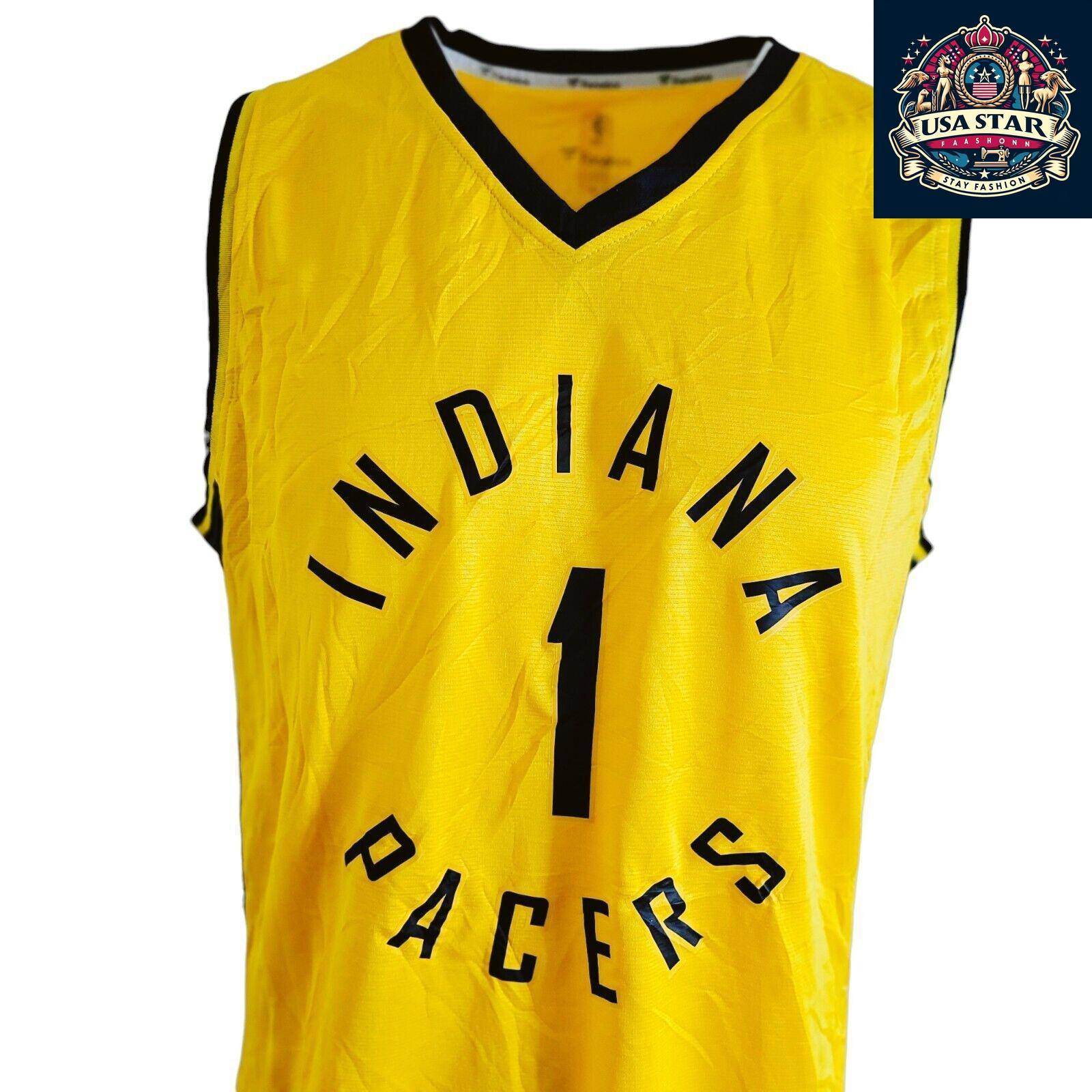 Indiana Pacers Jersey Warren 1 SzL - Vintage Style, Comfortable Fit, Perfect for Game Day - USASTARFASHION