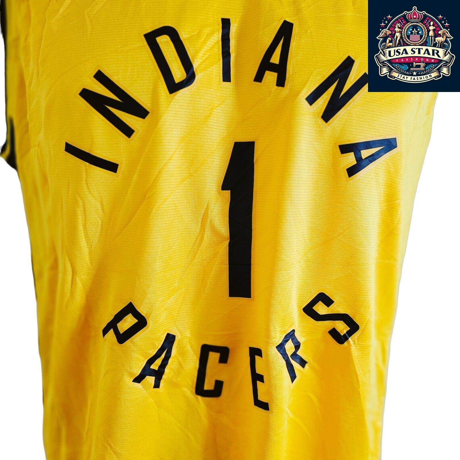 Indiana Pacers Jersey Warren 1 SzL - Vintage Style, Comfortable Fit, Perfect for Game Day - USASTARFASHION