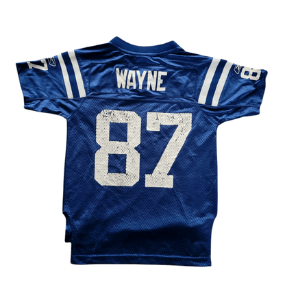 Indianapolis Colts Reggie Wayne 87 Youth Small Jersey - Pre - Owned, Iconic Blue & White Design - USASTARFASHION