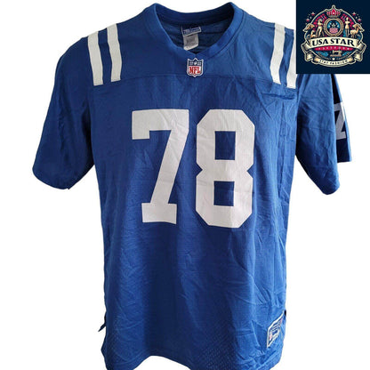 Indianapolis Colts Women's Jersey XL Kelly 78 - Official NFL Merchandise, Stylish & Comfortable Fit - USASTARFASHION