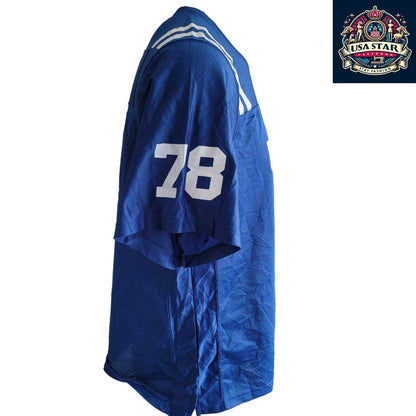 Indianapolis Colts Women's Jersey XL Kelly 78 - Official NFL Merchandise, Stylish & Comfortable Fit - USASTARFASHION