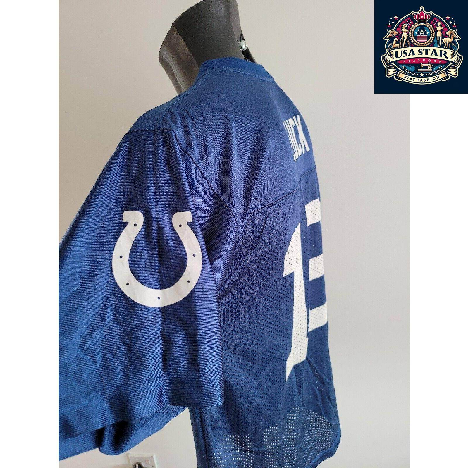 Indianapolis Colts Youth Jersey XL Andrew Luck 12 Shirt - Comfortable, Durable Team Apparel - USASTARFASHION