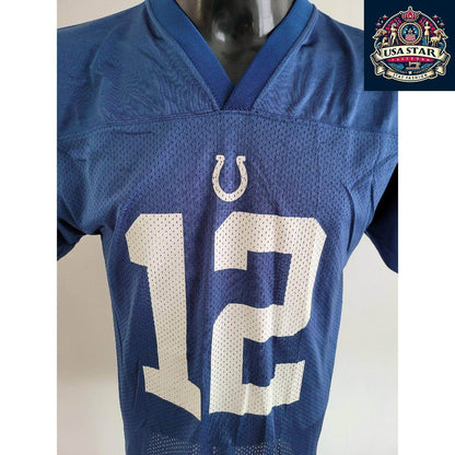 Indianapolis Colts Youth Jersey XL Andrew Luck 12 Shirt - Comfortable, Durable Team Apparel - USASTARFASHION