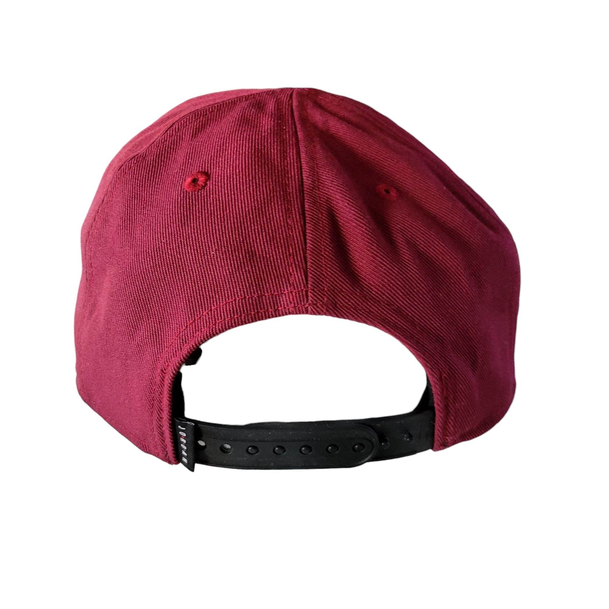 Jordan Jumpman Snapback Hat - Burgundy & Black one size - USASTARFASHION