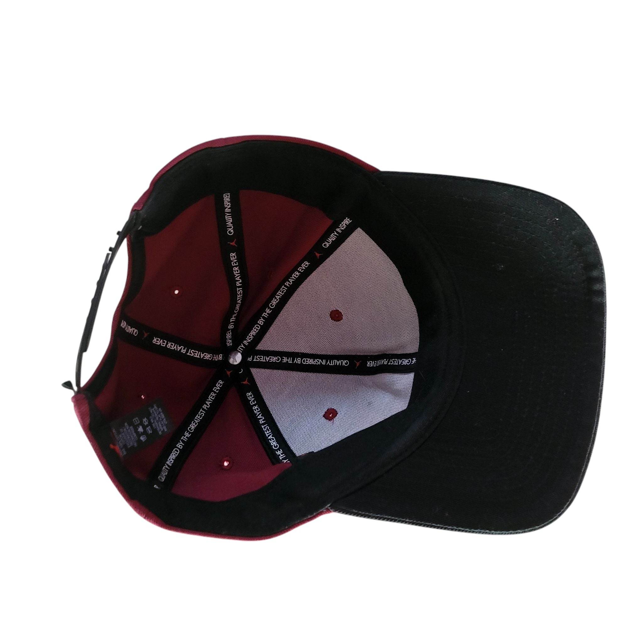 Jordan Jumpman Snapback Hat - Burgundy & Black one size - USASTARFASHION