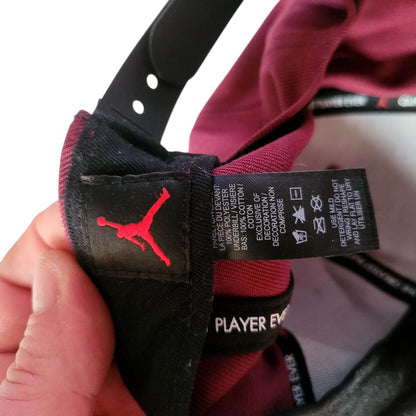 Jordan Jumpman Snapback Hat - Burgundy & Black one size - USASTARFASHION