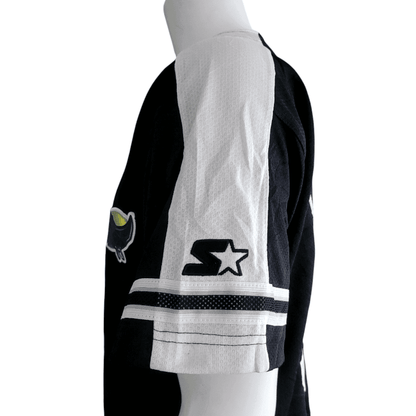 Jose Canseco 33 Starter Jersey - XL Classic Black with Rays Patch, Retro Style, Grade A Condition - USASTARFASHION