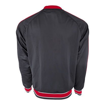 Kappa Youth XL Black Red Pullover Sweatshirt Training Top Logo Crew Neck - USASTARFASHION