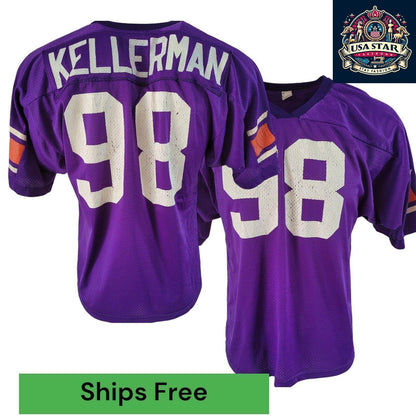 Kellerman Baseball Jersey 98 for Youth XL (18 - 20) & Adult S - Durable, Easy Care Design - USASTARFASHION