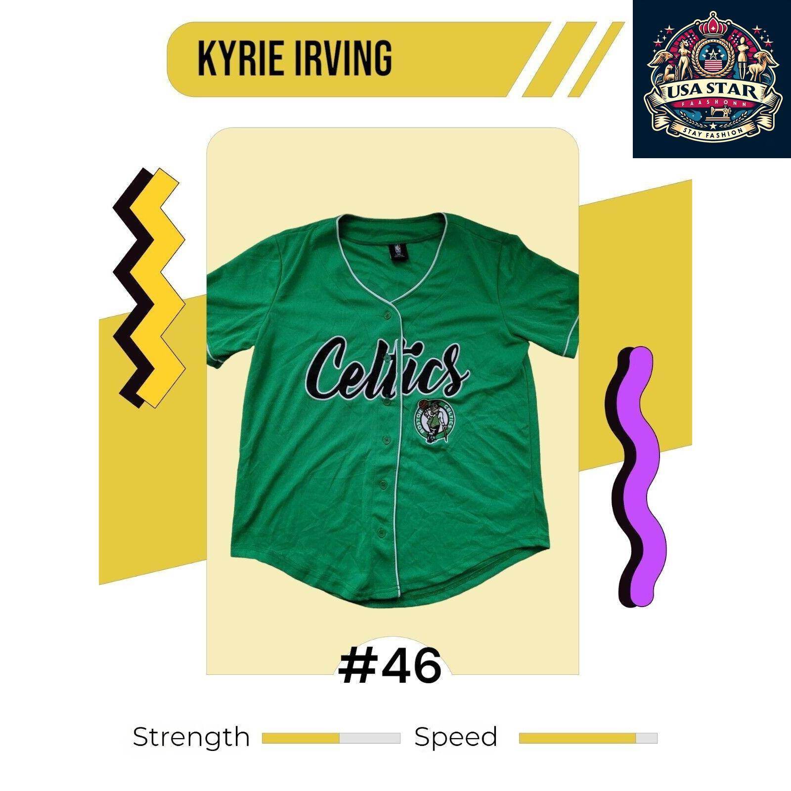 Kyrie Irving Boston Celtics Jersey 46 Green M - High - Quality, Comfortable Fan Apparel - USASTARFASHION