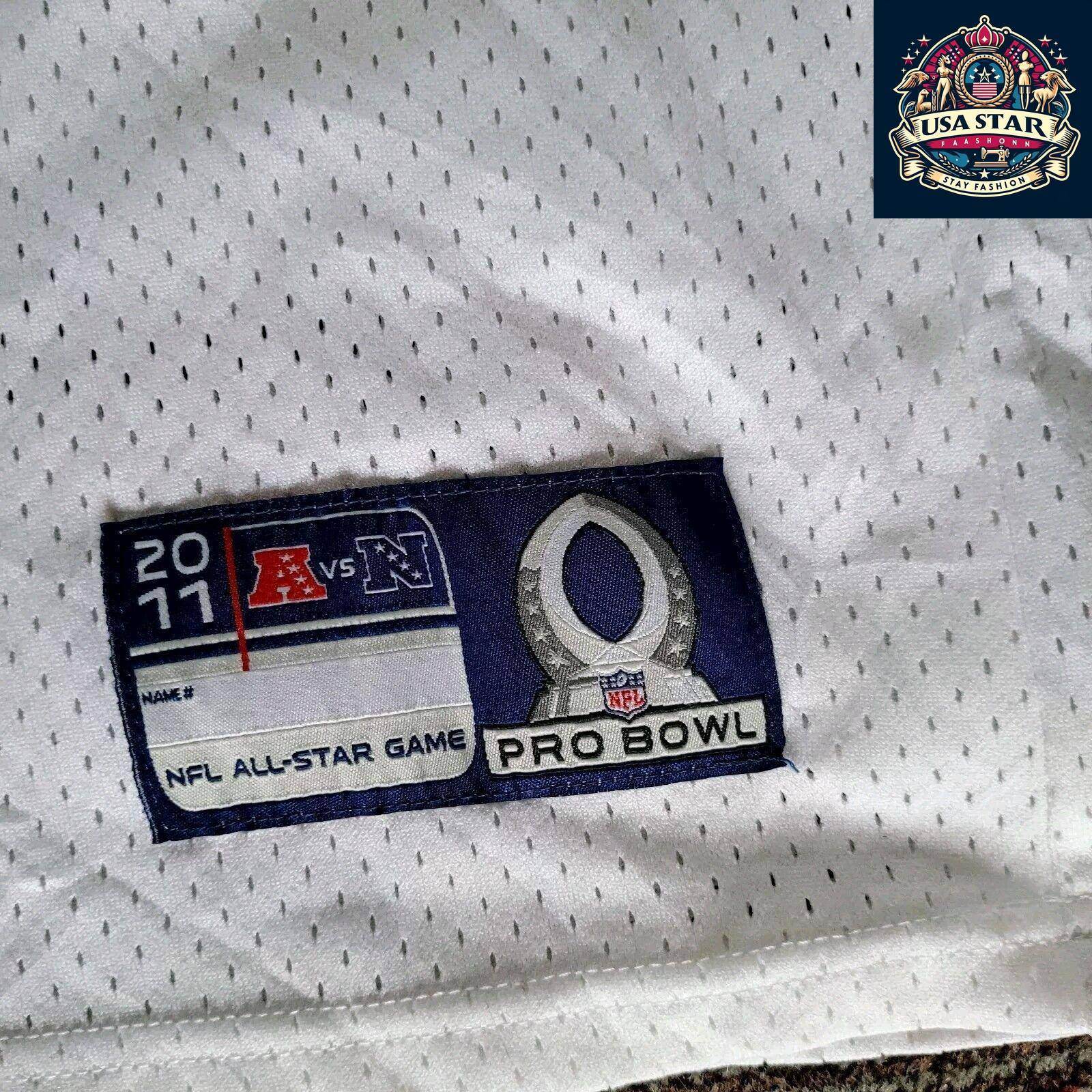 Larry Fitzgerald Jersey 11 NFC Pro Bowl 2011 - Authentic Reebok, Size L, Used Condition - USASTARFASHION