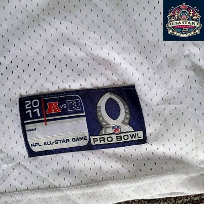 Larry Fitzgerald Jersey 11 NFC Pro Bowl 2011 - Authentic Reebok, Size L, Used Condition - USASTARFASHION