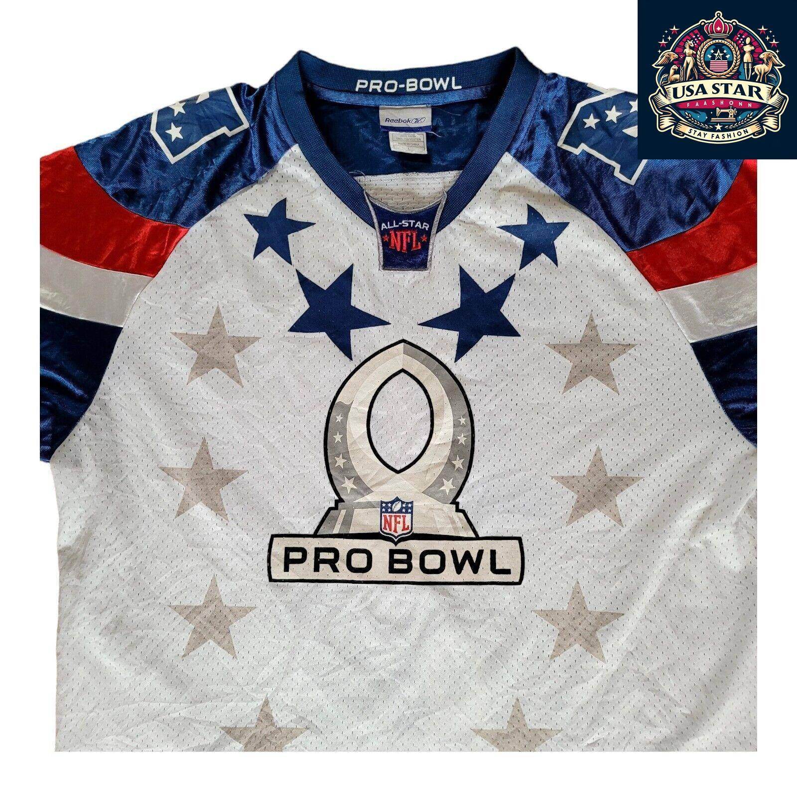 Larry Fitzgerald Jersey 11 NFC Pro Bowl 2011 - Authentic Reebok, Size L, Used Condition - USASTARFASHION