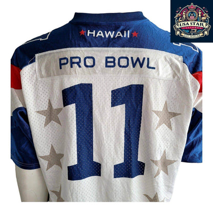 Larry Fitzgerald Jersey 11 NFC Pro Bowl 2011 - Authentic Reebok, Size L, Used Condition - USASTARFASHION
