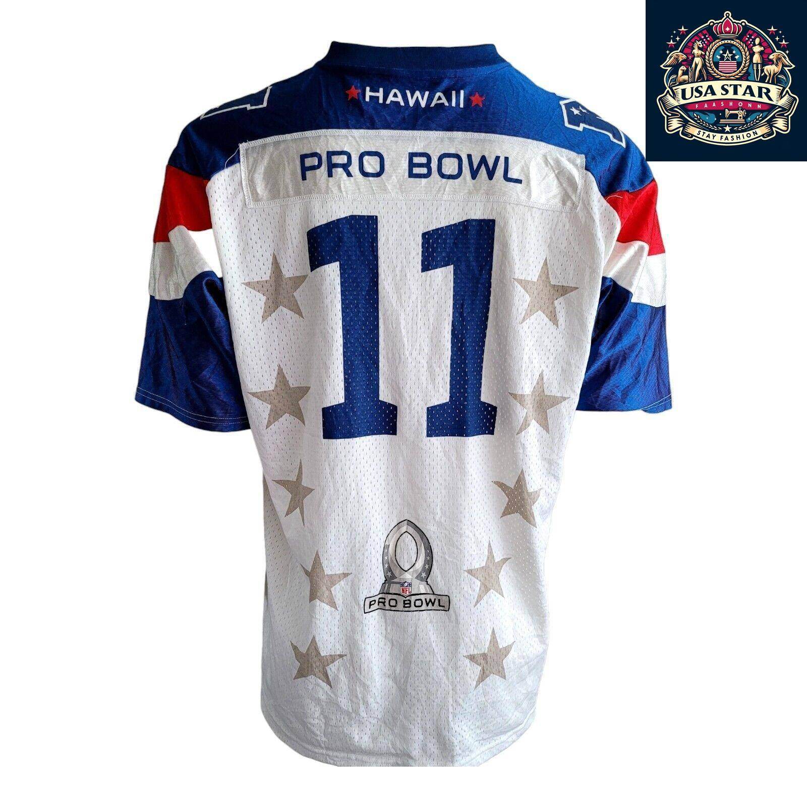 Larry Fitzgerald Jersey 11 NFC Pro Bowl 2011 - Authentic Reebok, Size L, Used Condition - USASTARFASHION