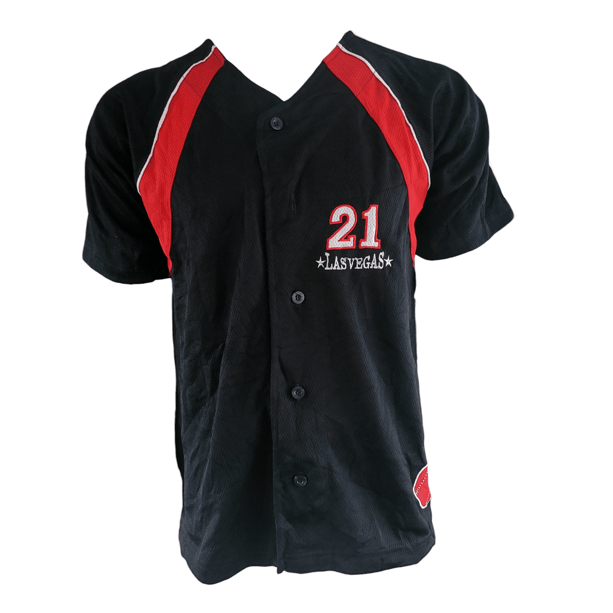 Las Vegas Baseball Jersey 21 by DC Classic, Size Large, 100% Polyester, Grade A Condition - USASTARFASHION