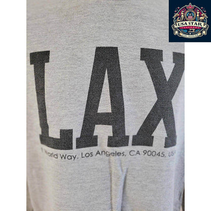 Lax Los Angeles Sweatshirt M - Soft Vintage Design With Iconic Logo, Cozy Casual Wear - USASTARFASHION
