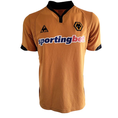 Wolverhampton wanderers fc le coq sportif 2009/10 home shirt size XL - USASTARFASHION