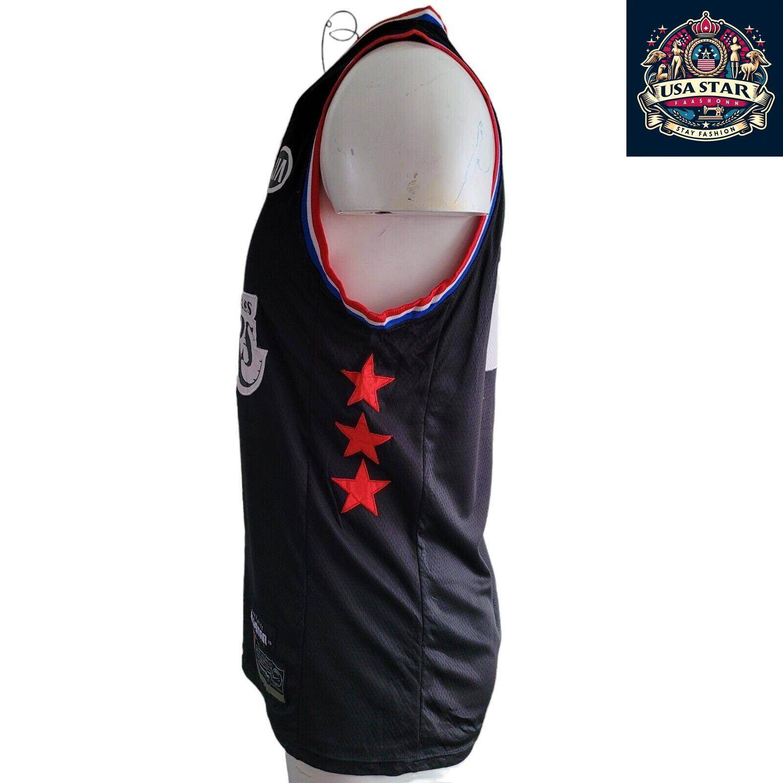 LeBron James Jersey 23 Vintage Style Los Angeles Lakers All - Star Size 48 (S/M) - USASTARFASHION