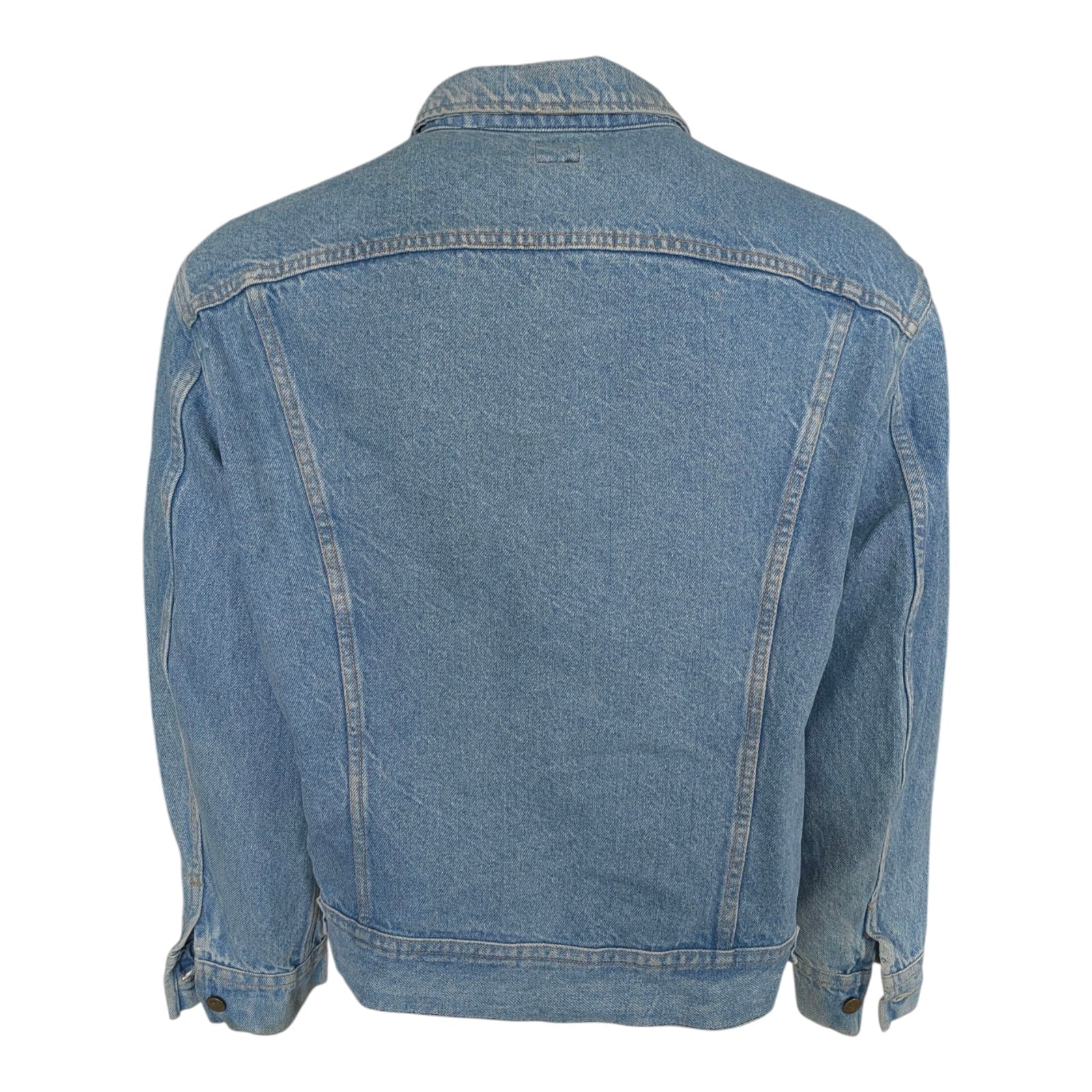 Lee Vintage 1990s Denim Jacket – Size 46R – Light Blue – USA/Mexico - USASTARFASHION