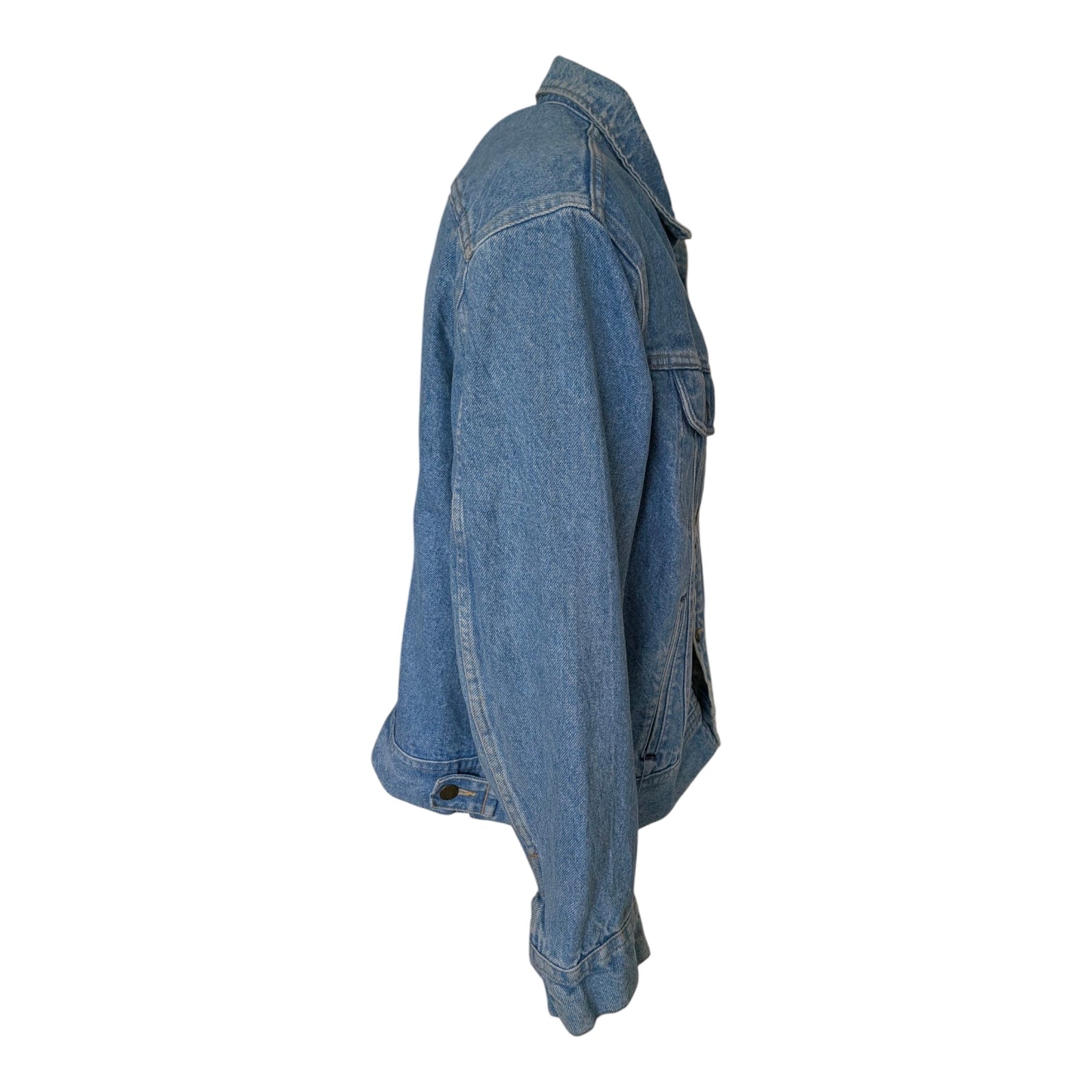 Lee Vintage 1990s Denim Jacket – Size 46R – Light Blue – USA/Mexico - USASTARFASHION