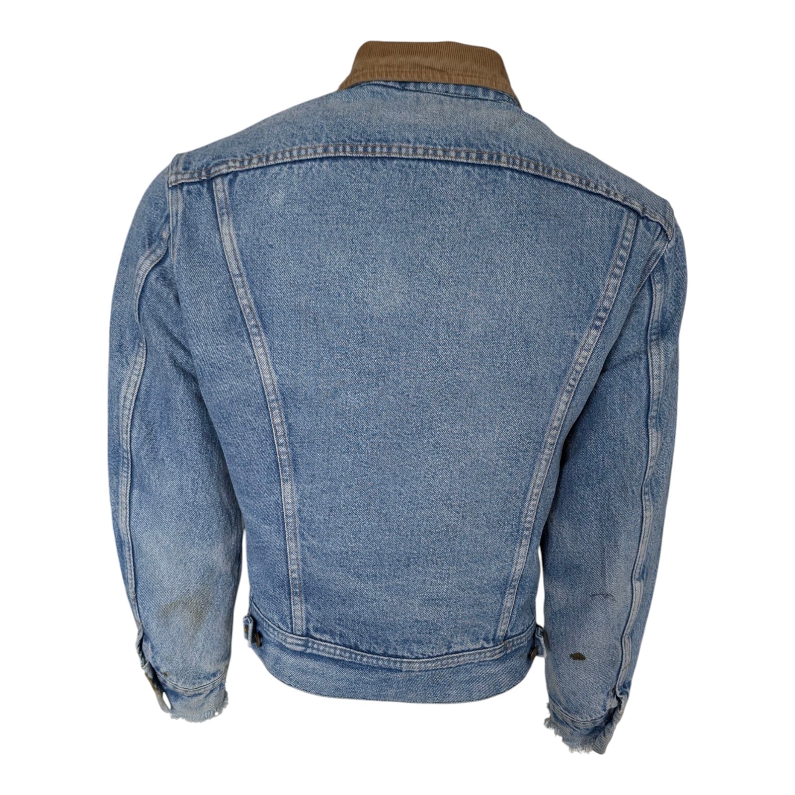 Lee Vintage USA Lined Denim Jacket – Late 1980s / Early 1990s Era– Size 43R - USASTARFASHION