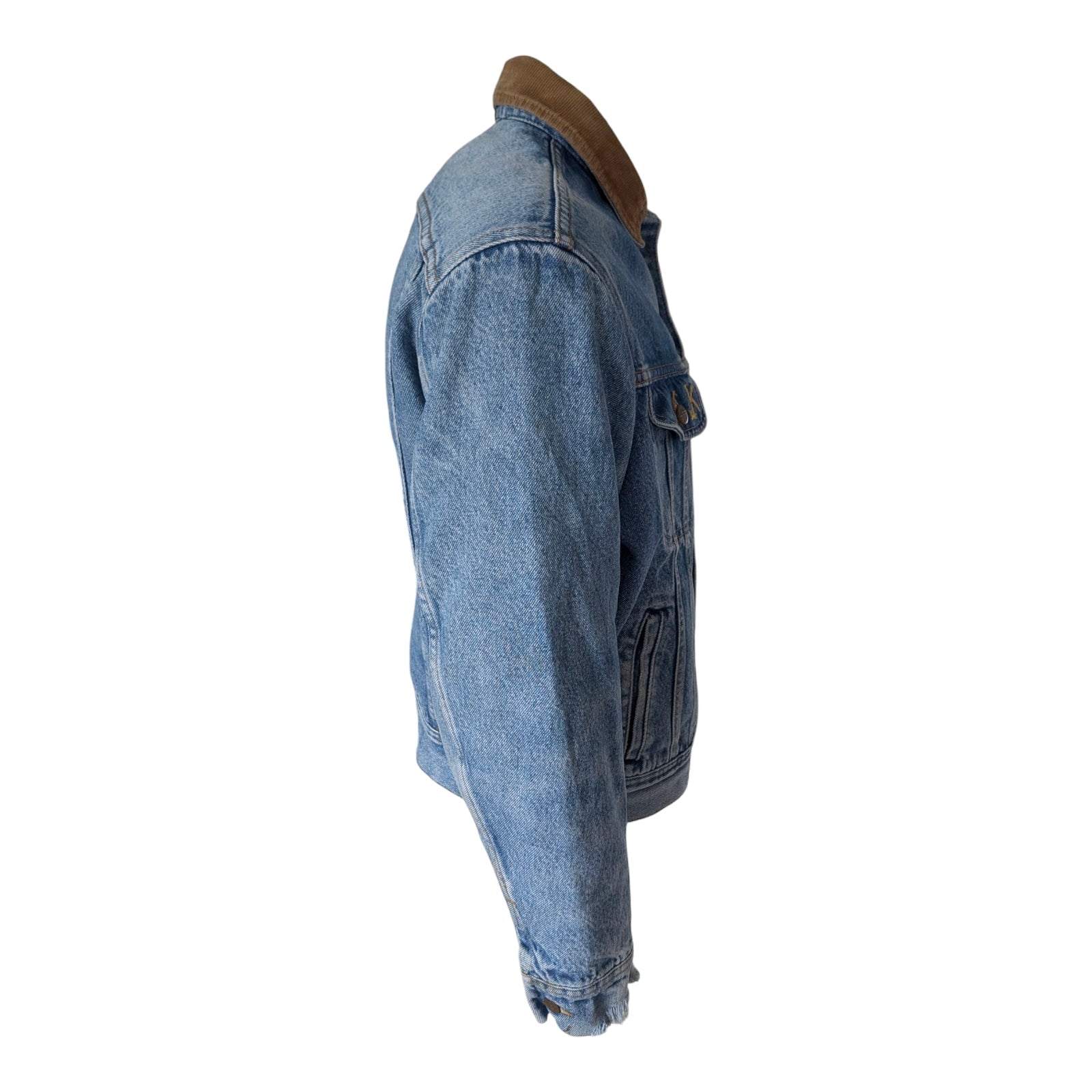 Lee Vintage USA Lined Denim Jacket – Late 1980s / Early 1990s Era– Size 43R - USASTARFASHION