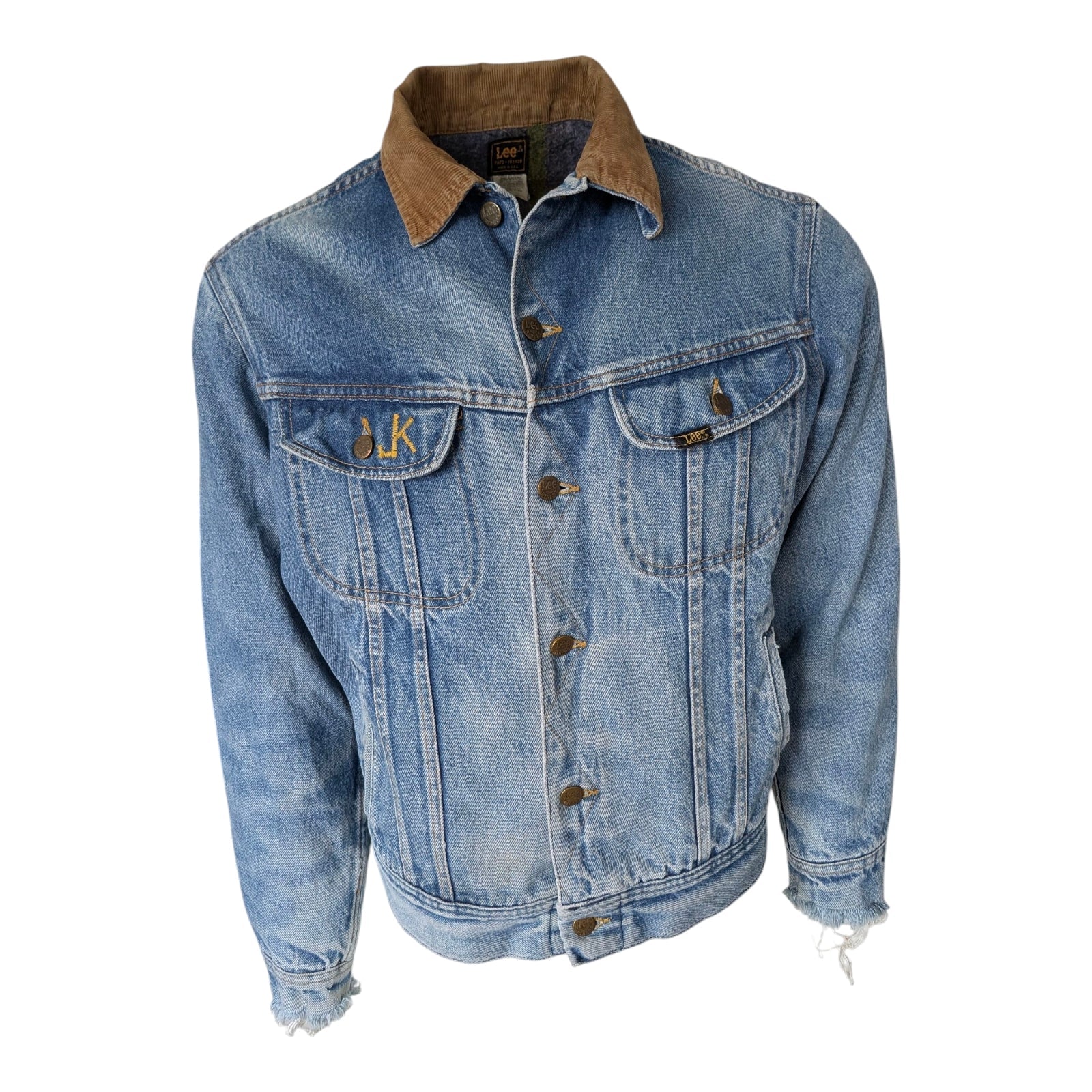 Lee Vintage USA Lined Denim Jacket – Late 1980s / Early 1990s Era– Size 43R - USASTARFASHION