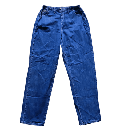 Lee Women’s Jeans 16 Medium - Side Elastic Straight - Leg Denim for Comfort and Durability - USASTARFASHION