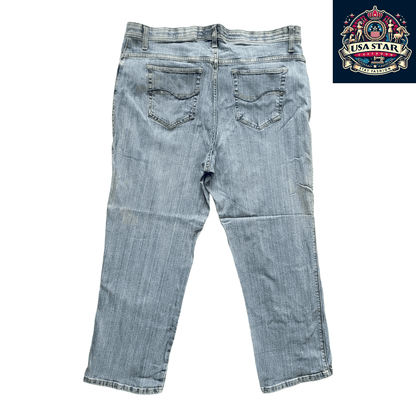 Lee Women's Jeans W38 With 26" Inside Leg, Light Blue, Exceptional Fit & Comfort for Stylish Outfits - USASTARFASHION