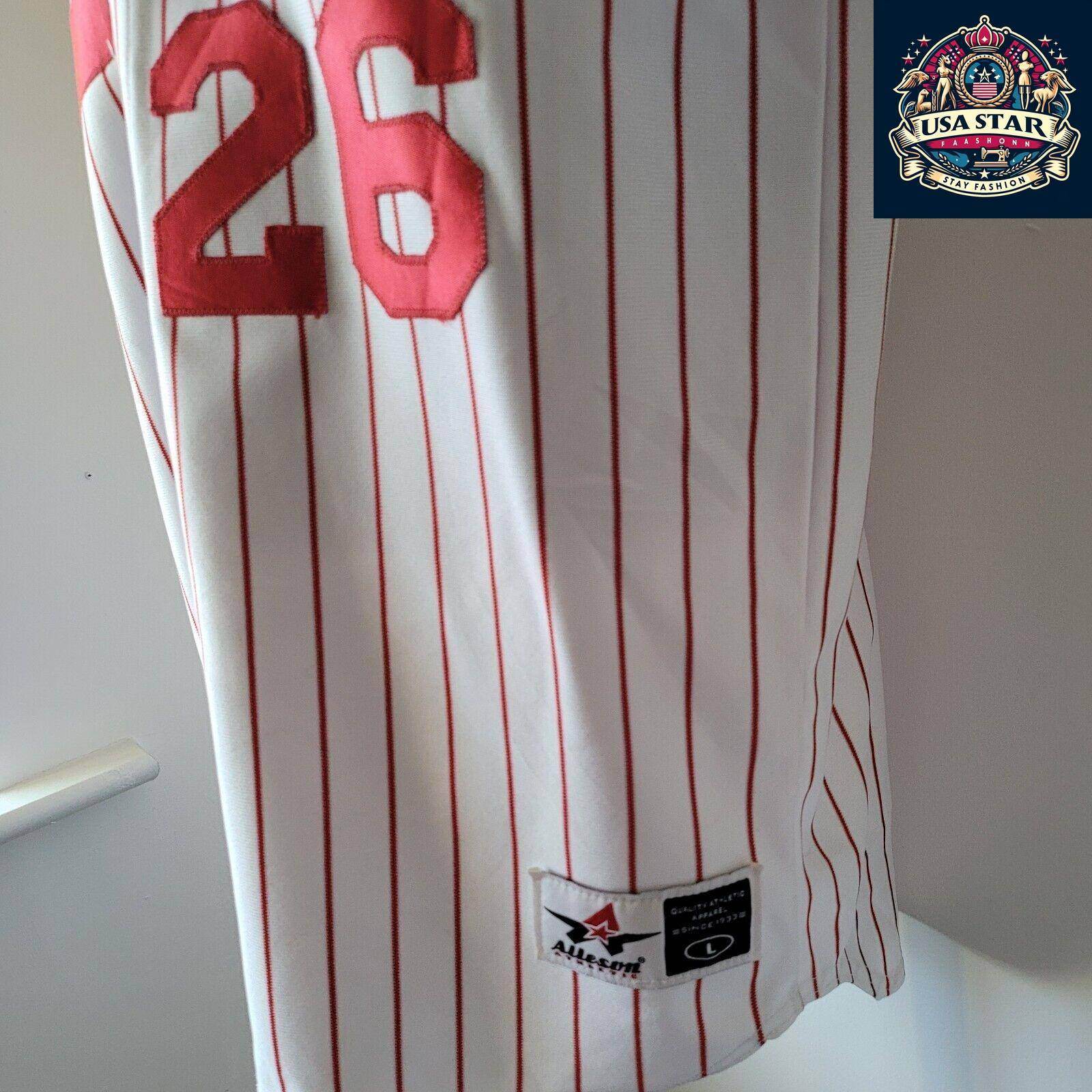 Legends Baseball Jersey 26 Alleson Athletic Size Large - Durable Comfort for Players & Fans - USASTARFASHION