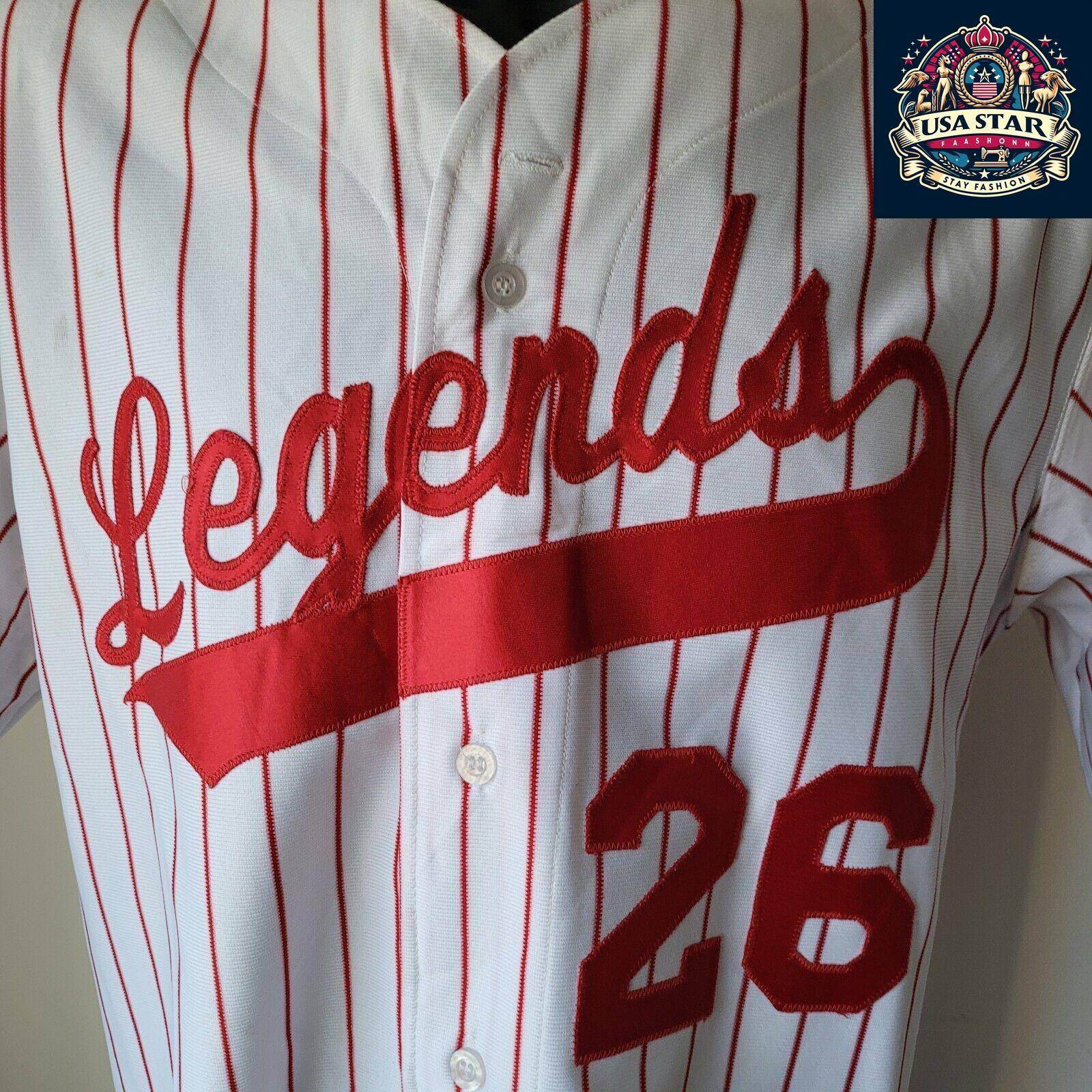 Legends Baseball Jersey 26 Alleson Athletic Size Large - Durable Comfort for Players & Fans - USASTARFASHION