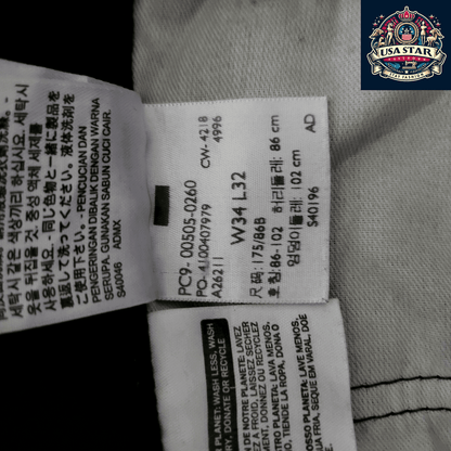 Levi 505 Denim Shorts W34 L32, Grade B, Durable Black Denim Workwear for Comfort and Style - USASTARFASHION