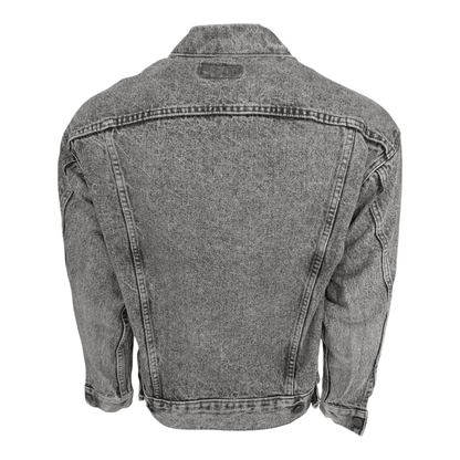 Levi’s 70507 Men’s Black Acid Wash Denim Trucker Jacket Size M Medium - USASTARFASHION