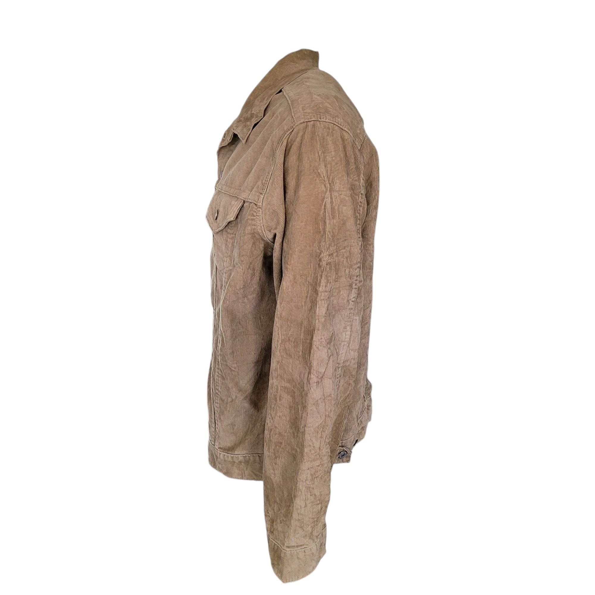 Levi’s 70515 - 3890 Tan Corduroy Trucker Jacket - Size 2XL - USASTARFASHION
