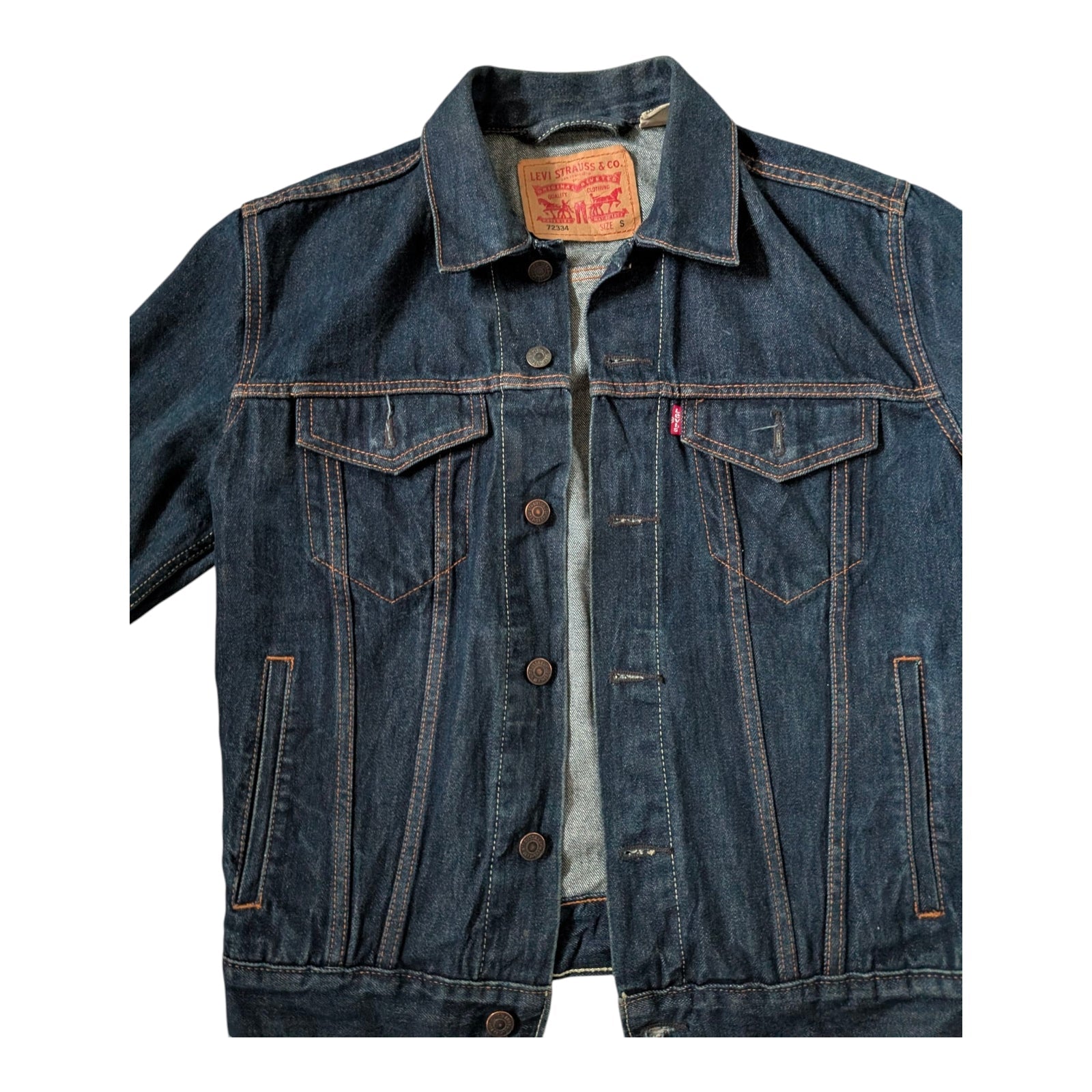 Levi’s 72334 Denim Trucker Jacket – Size S - USASTARFASHION