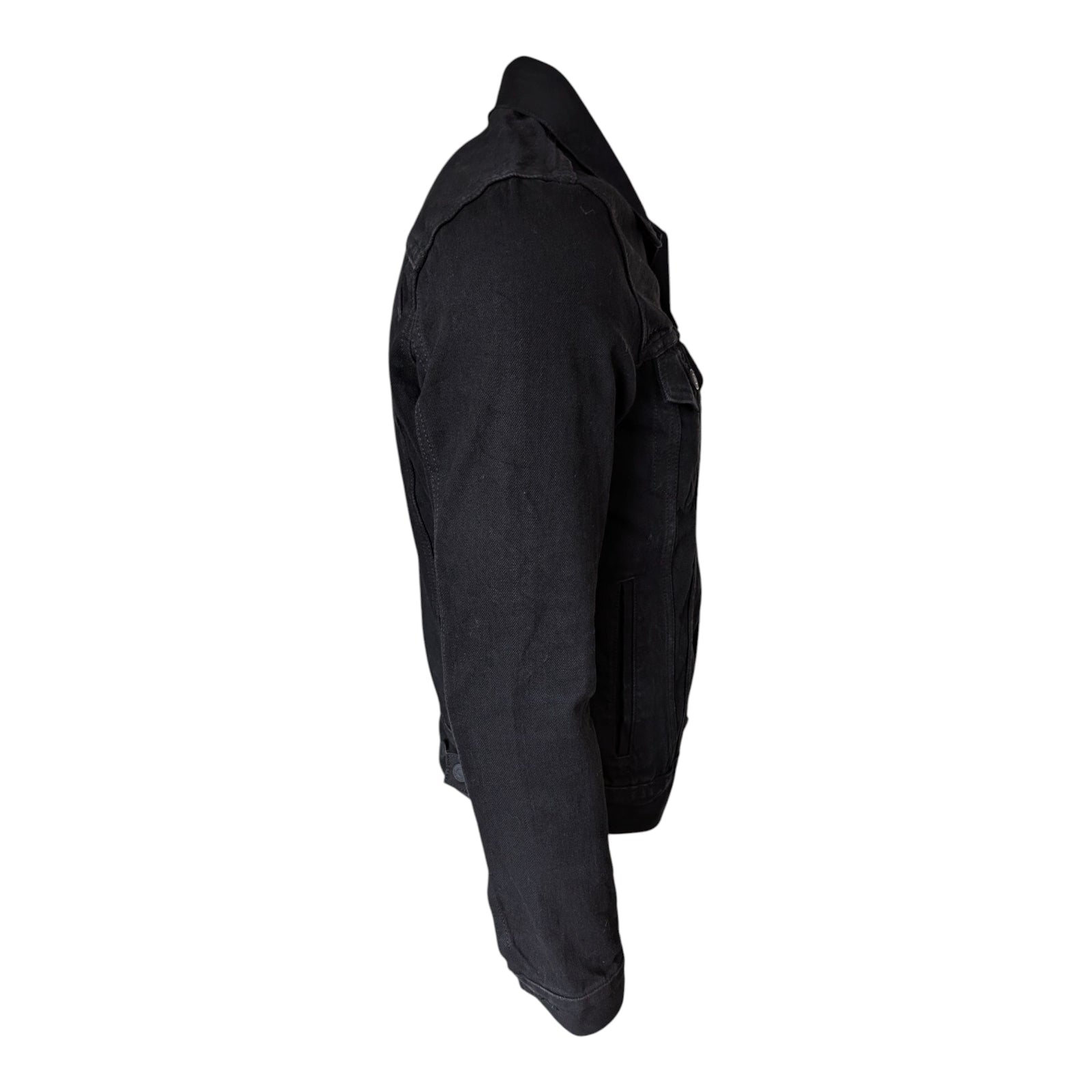 Levi’s Black Denim Jacket – Size S - USASTARFASHION
