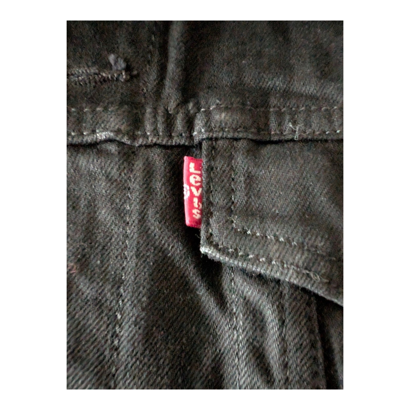 Levi’s Black Denim Jacket – Size S - USASTARFASHION